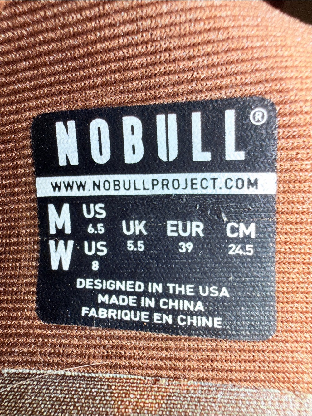 NOBULL Women’s/Men’s Brown Camo Canvas Trainer - Picture 8 of 10